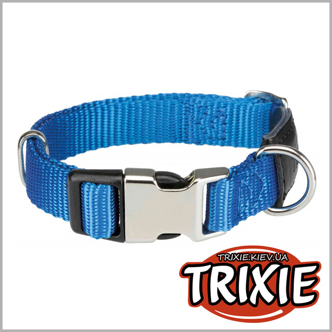 ТРИКСИ Украина - Ошейник Premium-TRIXIE (34–52см/20мм, синий)