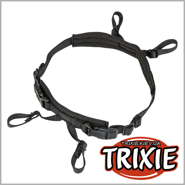 ТРІКСІ Україна - Адаптор для шлеї Trixie 13086 "Stay", M-L: 46-72см/20мм, чорний