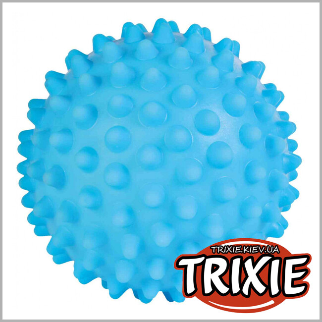 ТРИКСИ Украина - Виниловый мяч с шипами для собак TRIXIE (16см)
