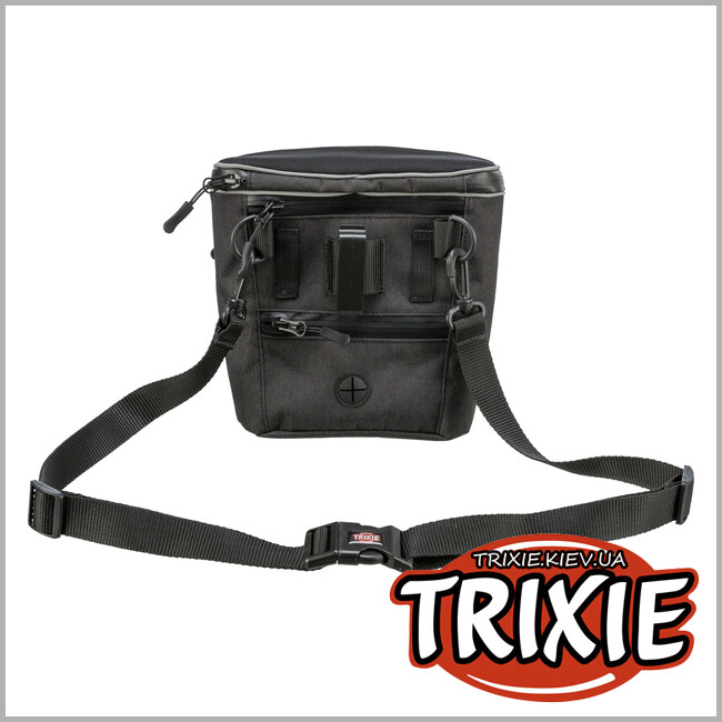 ТРИКСИ Украина - Сумка для лакомства Trixie 32294 "Duo Treat", 20х20х5см, антрацит