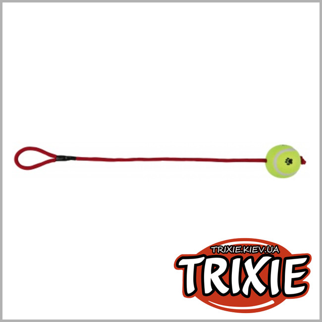 ТРИКСИ Украина - Теннисный мяч на веревке для собак TRIXIE