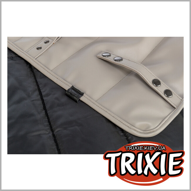 ТРИКСИ Украина - Дорожное одеяло из искусственной кожи для животных Trixie 28230 CityStyle 80х80см, светло-серый