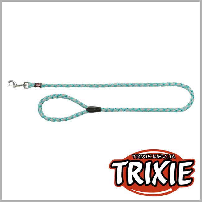 ТРИКСИ Украина - Поводок Cavo-TRIXIE светоотражающая (Размер S–M: 1.00м/12мм,океан)