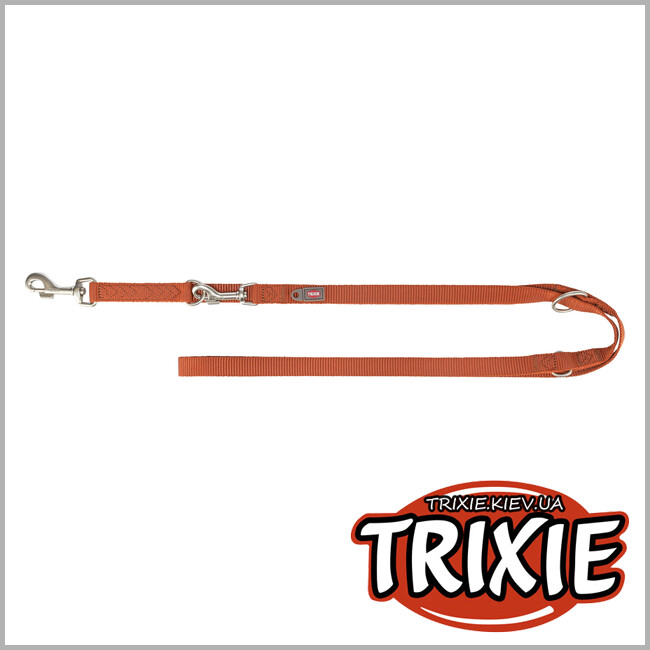 ТРИКСИ Украина - Регулируемый поводок для собак Trixie 201330 "Premium", XS: 2.00м/10мм, ржавчина