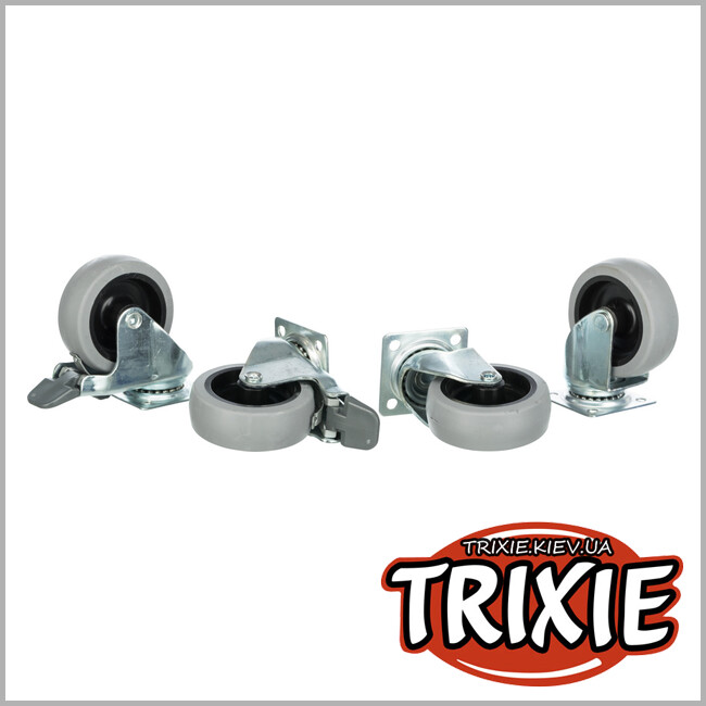 ТРИКСИ Украина - Колеса для переносок Be Eco-TRIXIE  #39892/39893  (4шт/уп)