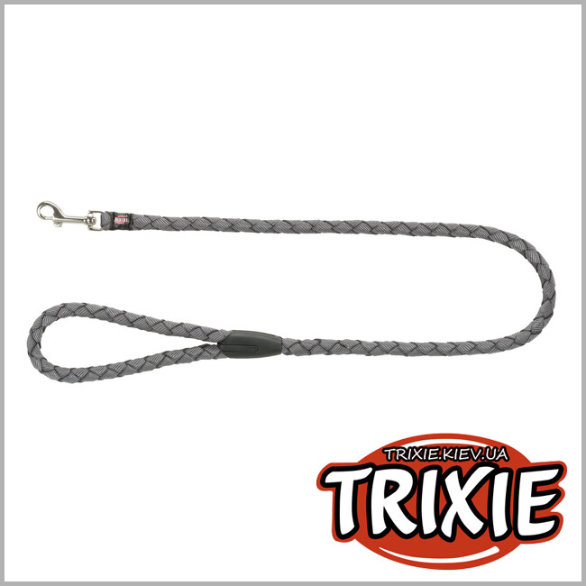 ТРІКСІ Україна - Поводок для тварин Trixie 144216 "Cavo", L-XL: 1.00м/18мм, графіт