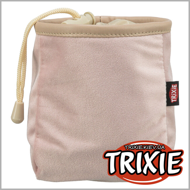 ТРИКСИ Украина - Сумка для лакомства Trixie 32288 (замша) на пояс с клипсой, 9х14см