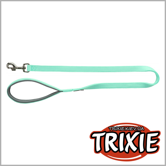 ТРИКСИ Украина - Поводок Premium-TRIXIE (Размер M–L: 1.00м/20мм, мятный)