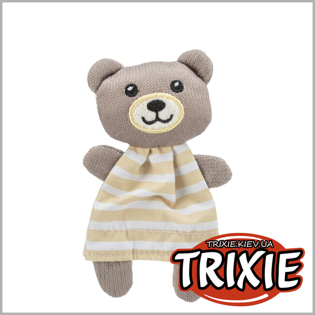 ТРІКСІ Україна - Іграшка для котів Trixie 45665 Ведмідь тканина з котячою м'ятою 12 см