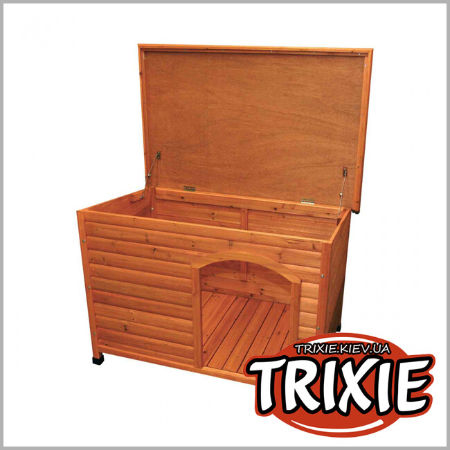 ТРИКСИ Украина - Будка для средних собак TRIXIE - Natura 39553 (Сосна Размер: 116х76х82см)