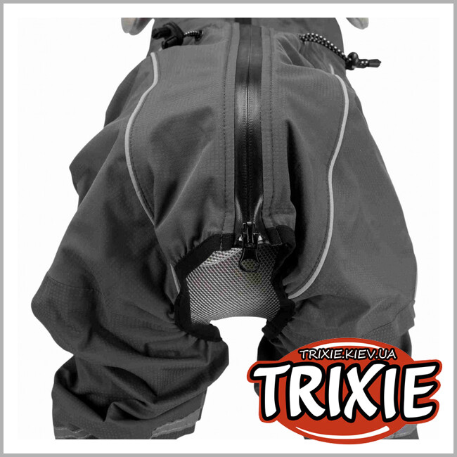 ТРИКСИ Украина - Дождевик-комбез TRIXIE - Vaasa (L: 55 см, серый)