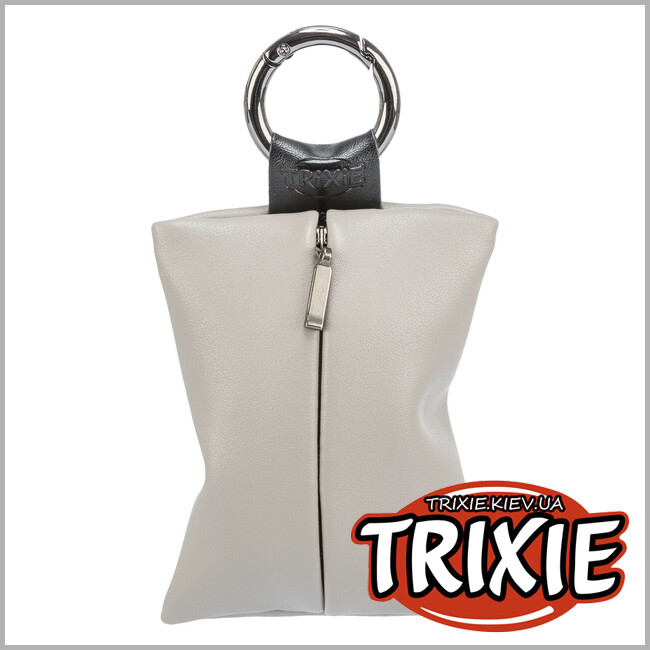 ТРИКСИ Украина - Диспенсер Trixie 22857 CityStyle с пакетами для фекалий 1 упаковка 15 пакетов светло-серый