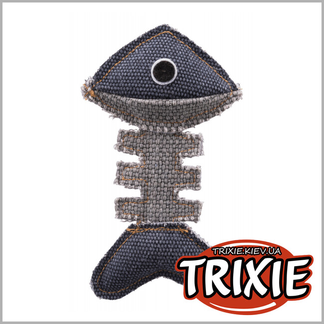 ТРІКСІ Україна - Рибий скелет Іграшка TRIXIE BE NORDIC (тканина/бавовна 13 см)