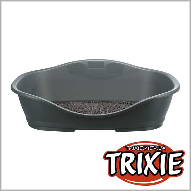 ТРИКСИ Украина - Коврик в лежак Trixie Dirt-Absorbing Mat for Sleeper 6 #38861 (98х60см,темно-серый)