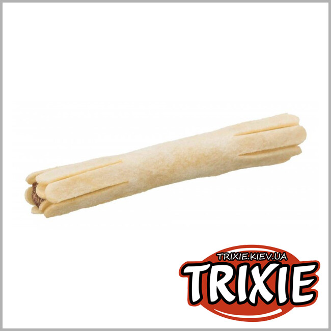 ТРИКСИ Украина - Жевательная палочка для чистки зубов  TRIXIE Denta Fun Chewing Brush  (курица 10см / 70гр / 4шт)