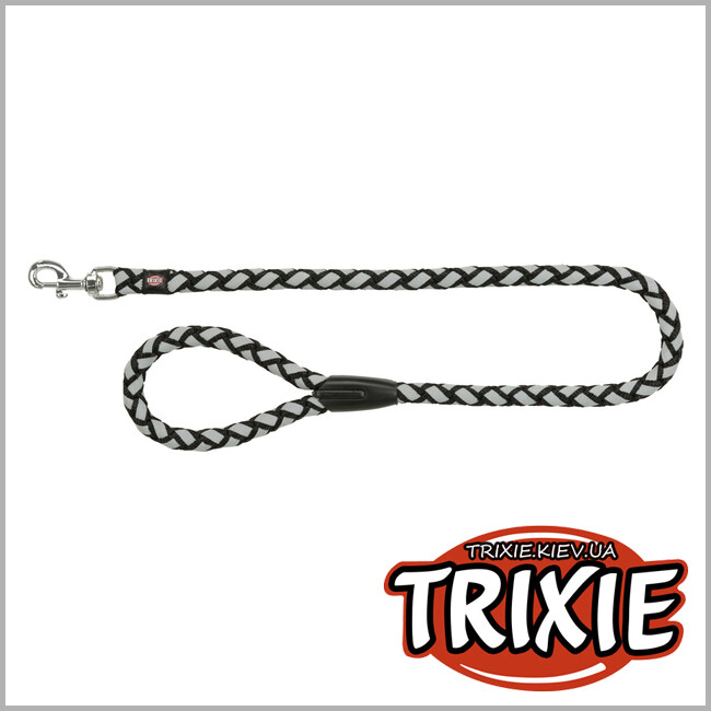 ТРІКСІ Україна - Повідець Cavo-TRIXIE світловідбиваюча (Розмір L–XL: 1.00м/18мм, чорний)