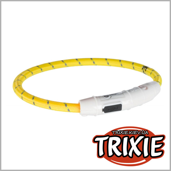 ТРИКСИ Украина - Светящийся ошейник для собак TRIXIE (45см/ø 7мм)