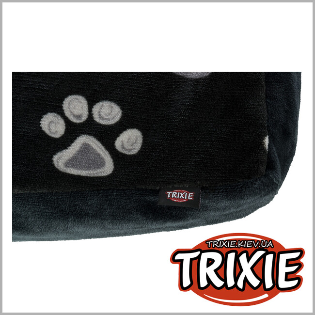 ТРИКСИ Украина - Лежак для собак Trixie Jimmy (черный, 80*55 cm)