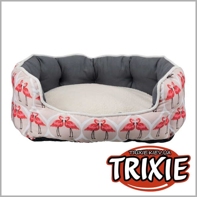 ТРИКСИ Украина - Лежак Flamingo-TRIXIE  (65х50см, розов/серый/крем)