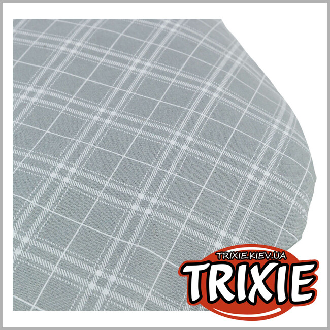 ТРИКСИ Украина - Лежак для животных Trixie 37244 "Jessie", 110х80см, серый/белый