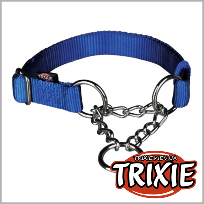 ТРИКСИ Украина - Ошейник-удавка для собак TRIXIE (Размер:35-55см/20мм, Цвет: голуб)