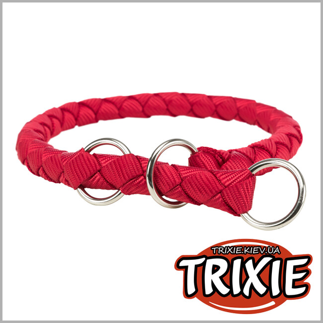 ТРИКСИ Украина - Ошейник-удавка для животных Trixie 143903 "Cavo",M-L: 43-51см/18мм, красный