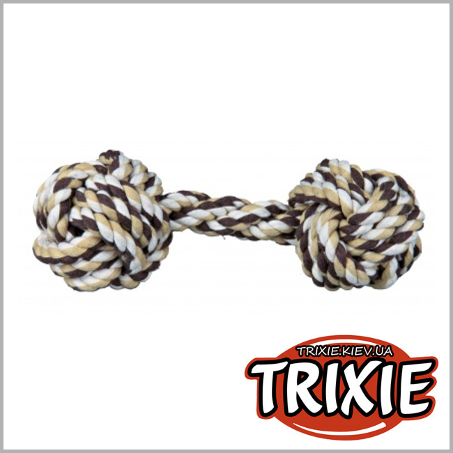 ТРИКСИ Украина - Канат гантель для собак TRIXIE  Denta Fun (20см / 220гр)