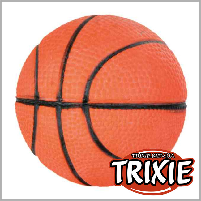 ТРИКСИ Украина - Мяч резиновый  для собак TRIXIE ( плавающий 6см)