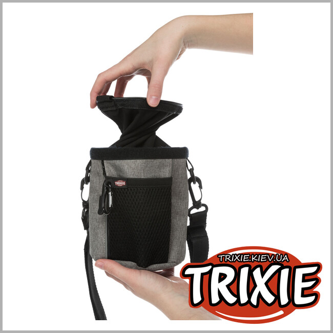 ТРИКСИ Украина - Мешочек для лакомства Trixie 32290 "Multi Twist" с ремнем на контейнером для пакетов, 12х17см