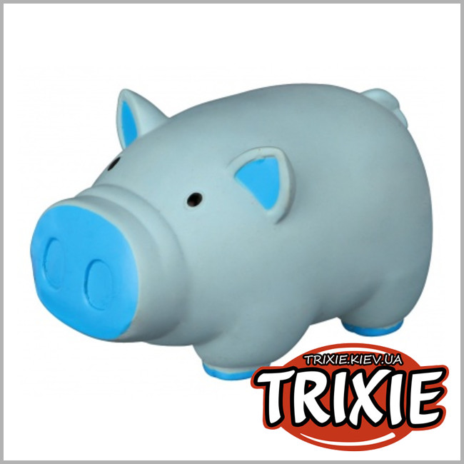 ТРИКСИ Украина - Поросенок  со звуком игрушка для собак TRIXIE  (со звуком латекс 11см)