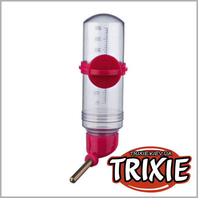 ТРИКСИ Украина - Поилка для грызунов Trixie Plastic Water Bottle (Обьем: 250мл)