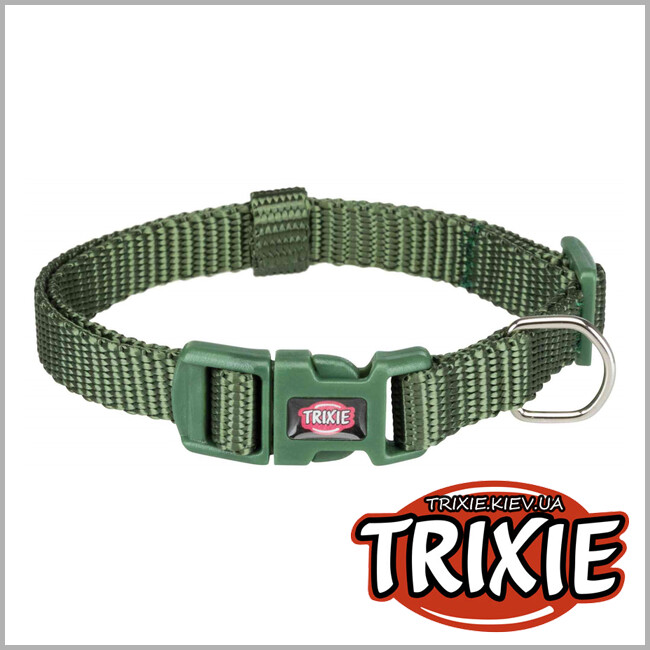 ТРИКСИ Украина - Ошейник Premium-TRIXIE (S–S: 22–35см/10мм, лесной)