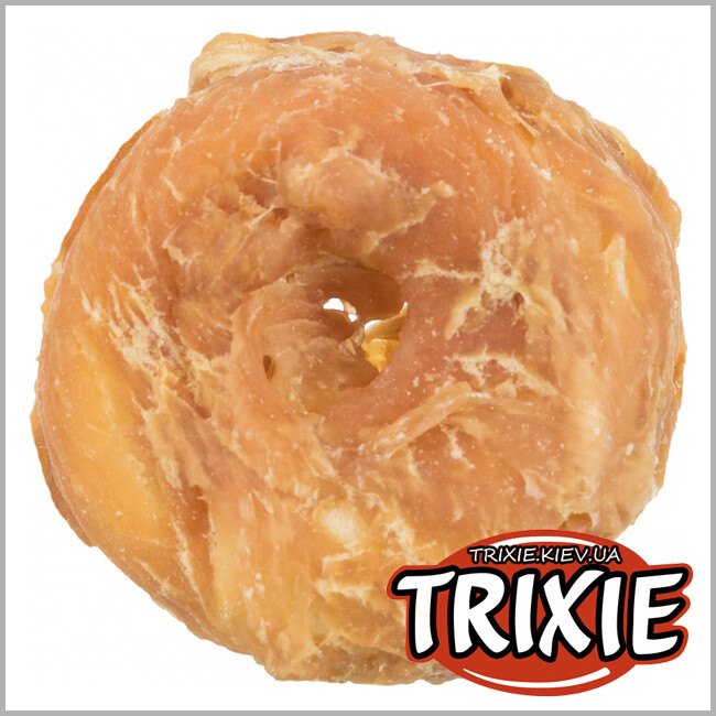 ТРИКСИ Украина - Жевательное кольцо Denta Fun-TRIXIE (курица, 5см/100гр, 4шт/уп)