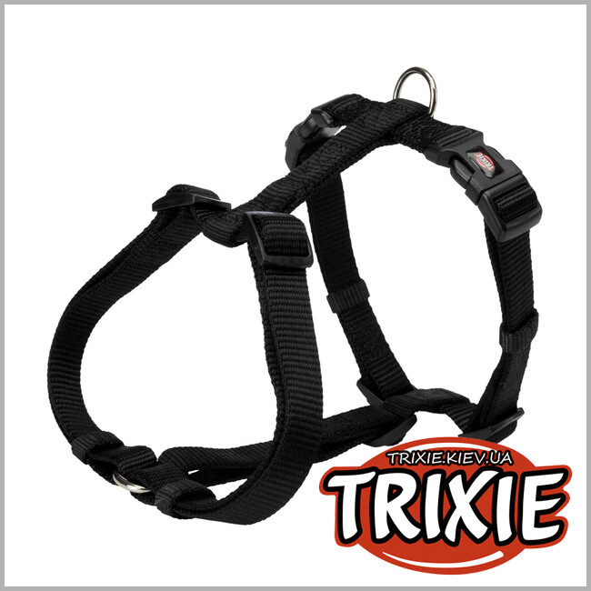 ТРІКСІ Україна - Шлей Premium-TRIXIE (нейлон 20-32см/10мм, чорний)