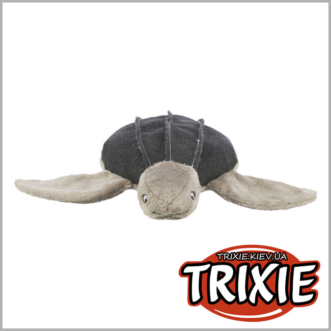 ТРИКСИ Украина - Игрушка Trixie 36062 для собак BE NORDIC Черепаха Хауке полиэстер/хлопок серый 34см