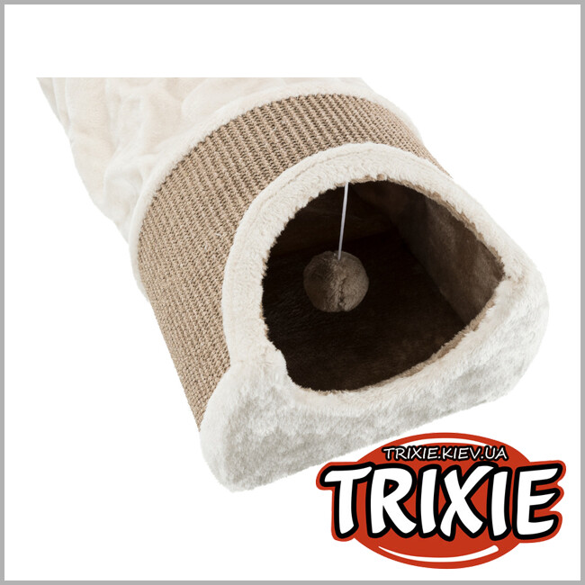 ТРИКСИ Украина - Домик тоннель  Trixie Scratching Tunnel (плюш 30*38*110cm)