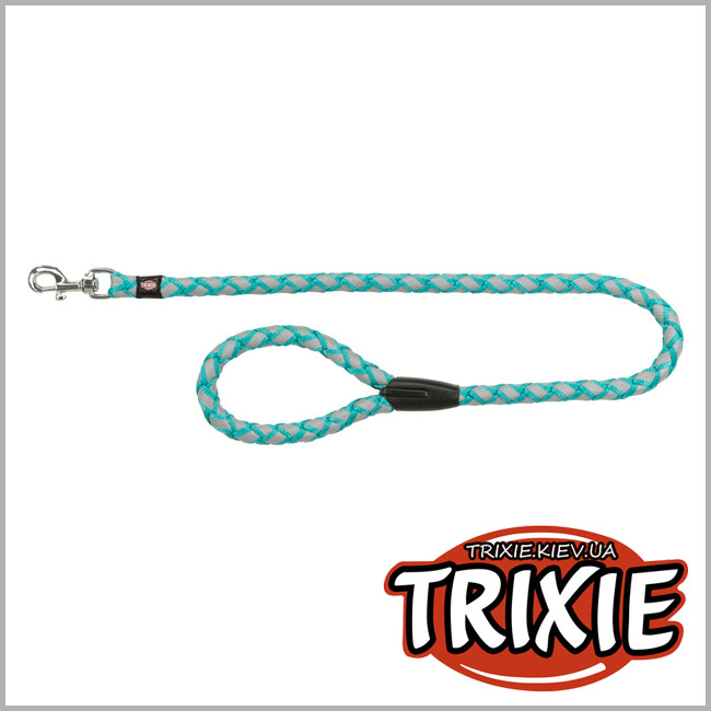 ТРИКСИ Украина - Поводок Cavo-TRIXIE светоотражающая (Размер L–XL: 1.00м/18мм,океан)