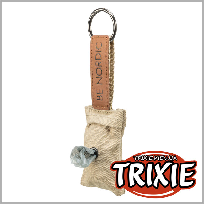 ТРИКСИ Украина - Диспенсер Trixie 22856 BE NORDIC с пакетами для фекалий 1 упаковка 20 песочных пакетов