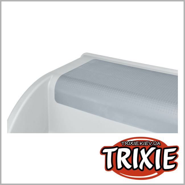 ТРИКСИ Украина - Лестница легкая Trixie 39469 (пластик), 38.5х60х79см, светло-серый