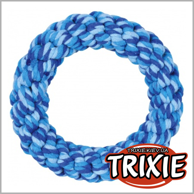 ТРИКСИ Украина - Канат кольцо Trixie DentaFun Rope Ring (хлопок 14см)