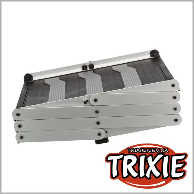 ТРИКСИ Украина - 3-ступенчатые складные ступеньки для животных Trixie 39376 (алюминий/пластик/ТПГ)