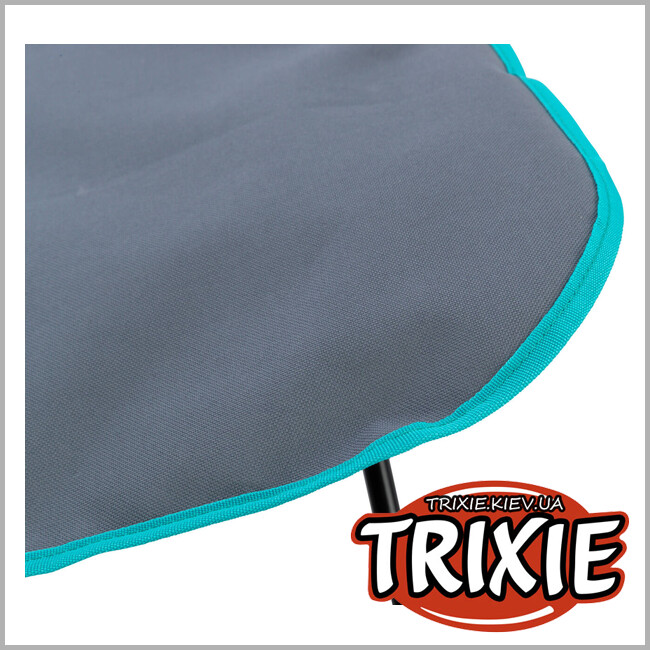 ТРИКСИ Украина - Походная кровать Trixie 28216 для собак, 88х32х88см, темно-серый/петроль