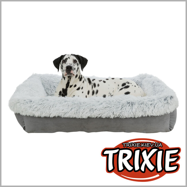 ТРИКСИ Украина - Мягкое место для животных Trixie 38024 "Harvey", 100х75см, серый/бело-черный