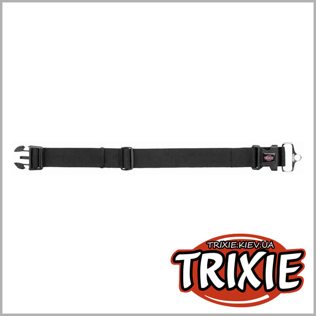 ТРІКСІ Україна - Нашийник Premium-TRIXIE (M-L: 40-60см/50мм, чорний)