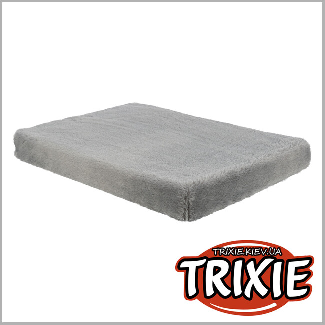 ТРИКСИ Украина - Лежак для собак Trixie 37952 "Lonni vital" ортопедический, 75х55см, серый