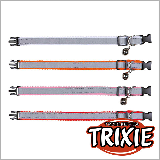 ТРИКСИ Украина - Ошейник для кошек TRIXIE - с отражателем и колокольчиком
