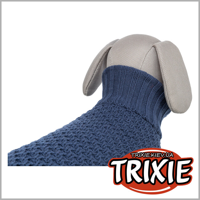 ТРИКСИ Украина - Пуловер для собак Trixie 680087 "Norwood", S: 40см, синий
