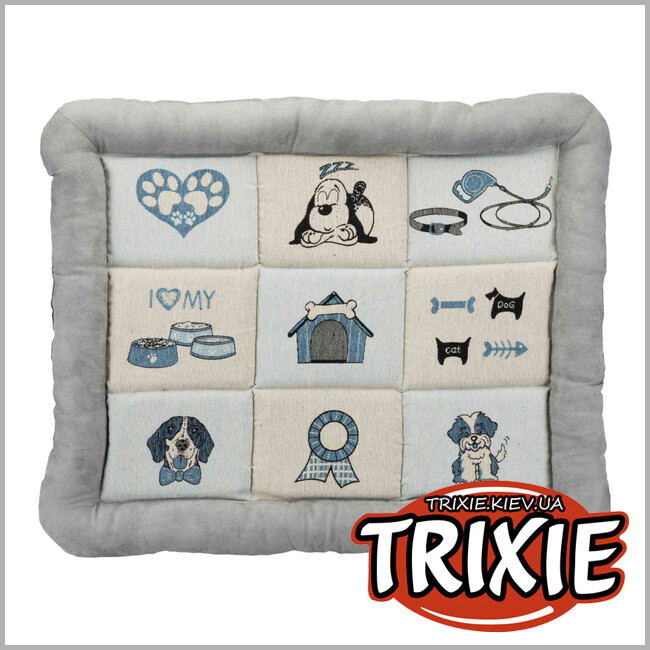 ТРИКСИ Украина - Лежак Patchwork - TRIXIE (75х60см, серый)