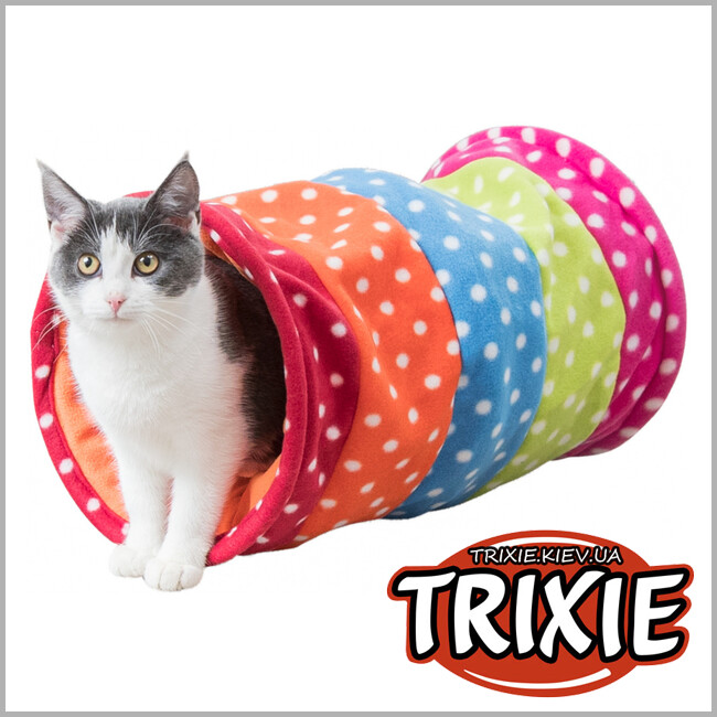 ТРИКСИ Украина - Игровой туннель  Trixie Playing Tunnel (флис 25*50см)