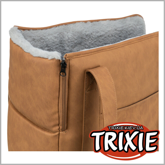 ТРИКСИ Украина - Сумка-переноска для собак Trixie 28848 "Evelyn", 40х30х20см, коричневый/серый